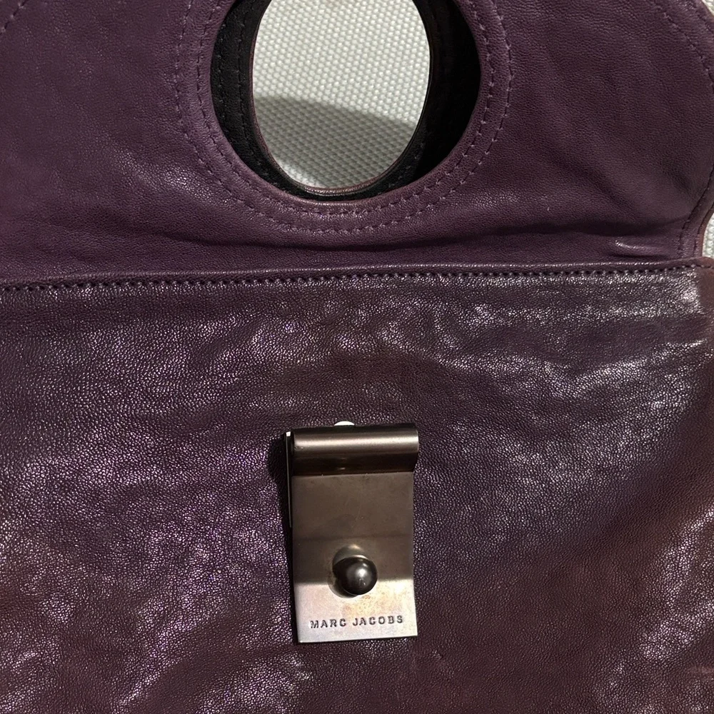 94 | 🍁🍁Marc Jacobs Daydream Eugenie Honeydew Clutch in Dark Purple - Picture 5 of 7